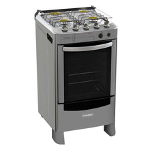 ESMALTEC COCINA INOX 4 HORNALLAS