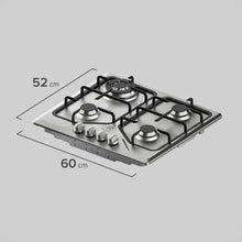 ESMALTEC COCINA INOX 4 HORNALLAS