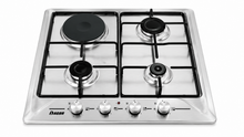 DAGOR ENCIMERA GAS 60 CM. 3 HORNALLAS - INOX