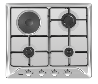 DAGOR ENCIMERA GAS 90 CM. 4 HORNALLAS - FULL INOX