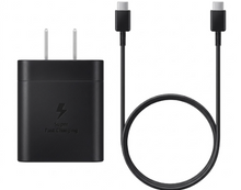 SAMSUNG CARGADOR PARA CELULAR 25W CON CABLE - NEGRO