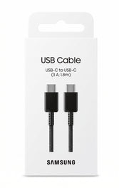 SAMSUNG CABLE TIPO C A TIPO C - 3A CABLE 1.8 M - NEGRO