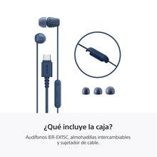 SONY AUDIFONOS INTERNOS USB-C CON CABLE - AZUL