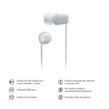 SONY AUDIFONOS INTERNOS USB-C CON CABLE - BLANCO
