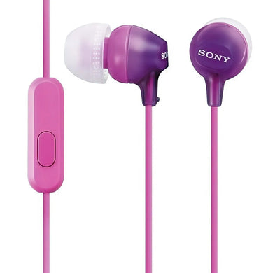 SONY AUDIFONO CON CABLE Y MICROFONO - VIOLETA