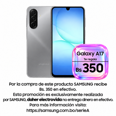 SAMSUNG TELEFONO CELULAR GALAXY A17 - 8GB/256GB - GRIS
