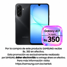 SAMSUNG TELEFONO CELULAR GALAXY A17 - 8GB/256GB - NEGRO