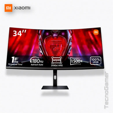 XIAOMI MONITOR CURVED GAMING 34" ULTRA PANORAMICA 180 HZ - G34WQI