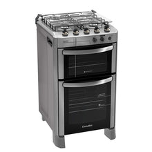 ESMALTEC COCINA INOX 4 HORNALLAS
