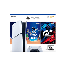 SONY CONSOLA DE VIDEOJUEGO PS5 SLIM 1 TB. CON UNIDAD DE DISCO - ASTRO BOT + GRAN TURISMO 7